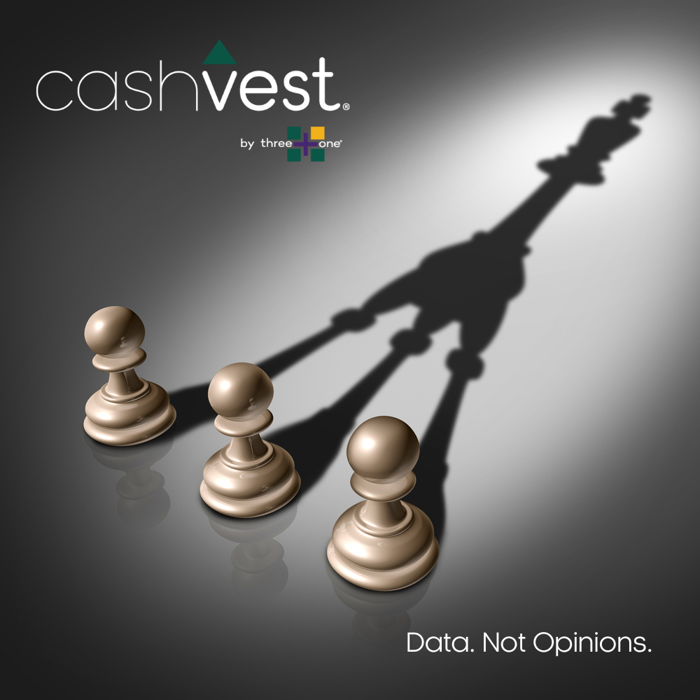cashvest by three+one Data. Not Opinions.